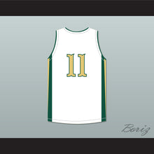 Load image into Gallery viewer, Peyton Watson 11 Long Beach Polytechnic High School Jackrabbits White Basketball Jersey 1