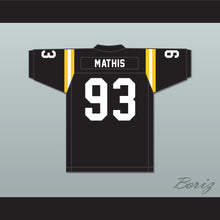 Load image into Gallery viewer, Phidarian Mathis 93 Neville High School Tigers Black Football Jersey 2