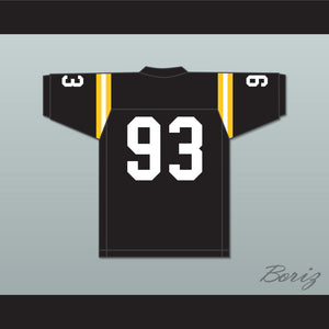 Phidarian Mathis 93 Neville High School Tigers Black Football Jersey 1