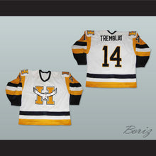 Load image into Gallery viewer, Phillippe Tremblay 14 Beauport Harfangs QMJHL White Hockey Jersey