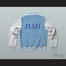 Load image into Gallery viewer, Pi Delta Pi Sorority Varsity Letterman Jacket-Style Sweatshirt