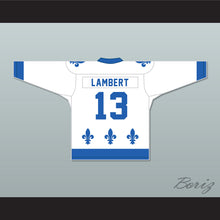Load image into Gallery viewer, Pierre Lambert 13 Les Saints de Chicoutimi White Hockey Jersey- Lance et compte (He Shoots, He Scores)