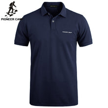 Load image into Gallery viewer, Pioneer Camp solid Color Breathable Classic Men&#39;s Polo Shirt Brand Clothing Men&#39;s Short-sleeved Recreational Polo Shirt 409010