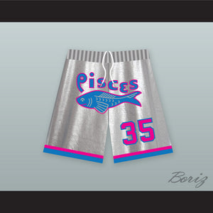 Moses Guthrie 35 Pittsburgh Pisces Basketball Shorts