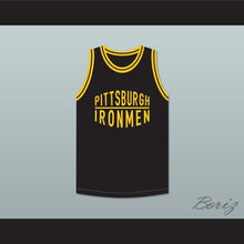 Load image into Gallery viewer, Pittsburgh Ironmen 46 Black Basketball Jersey