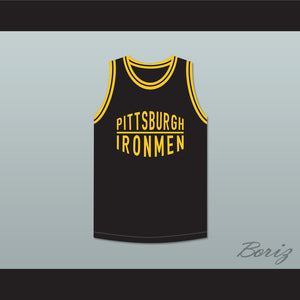 Pittsburgh Ironmen 46 Black Basketball Jersey