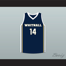 Load image into Gallery viewer, Player 14 Whitnall High School Falcons Navy Blue Basketball Jersey 2
