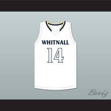 Load image into Gallery viewer, Player 14 Whitnall High School Falcons White Basketball Jersey