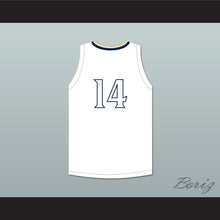 Load image into Gallery viewer, Player 14 Whitnall High School Falcons White Basketball Jersey