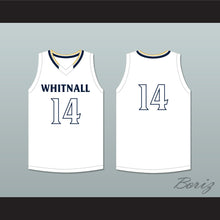 Load image into Gallery viewer, Player 14 Whitnall High School Falcons White Basketball Jersey