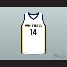 Load image into Gallery viewer, Player 14 Whitnall High School Falcons White Basketball Jersey 2