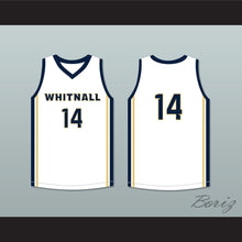 Load image into Gallery viewer, Player 14 Whitnall High School Falcons White Basketball Jersey 2