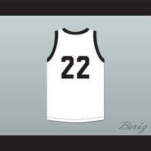 Load image into Gallery viewer, Player 22 Williston High School Coyotes White Basketball Jersey