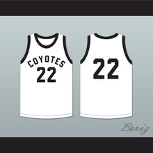 Load image into Gallery viewer, Player 22 Williston High School Coyotes White Basketball Jersey