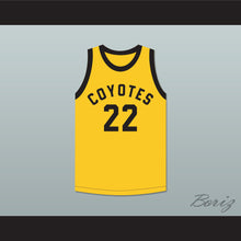 Load image into Gallery viewer, Player 22 Williston High School Coyotes Yellow Basketball Jersey