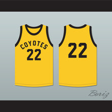 Load image into Gallery viewer, Player 22 Williston High School Coyotes Yellow Basketball Jersey