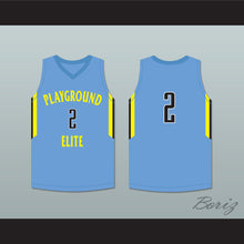 Load image into Gallery viewer, Player 2 Playground Elite AAU Light Blue Basketball Jersey