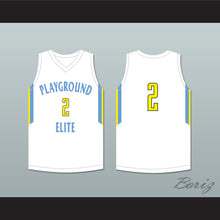 Load image into Gallery viewer, Player 2 Playground Elite AAU White Basketball Jersey