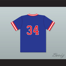Load image into Gallery viewer, Player 34 Swampscott High School Blue Baseball Jersey