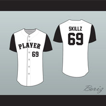 Load image into Gallery viewer, Player 69 White Baseball Jersey