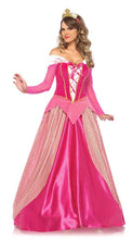 Load image into Gallery viewer, Plus Size S-XXL Adult Women Fairy Tale Princess Aurora Pink Fancy Dress Halloween Party Sleeping Beauty Costume Outfit
