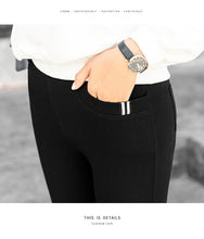 Load image into Gallery viewer, Plus Size Stretch Winter Jeans Women Velvet Fleeces Inside Thicken Denim Pants High Waist Warm Trousers Female Snow Jeans Pants