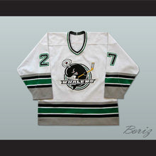 Load image into Gallery viewer, Gary Klapkowski 27 Whalers White Hockey Jersey