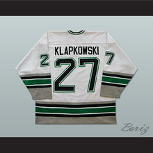 Load image into Gallery viewer, Gary Klapkowski 27 Whalers White Hockey Jersey