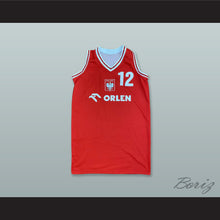 Load image into Gallery viewer, Poland National Team 12 Red Basketball Jersey