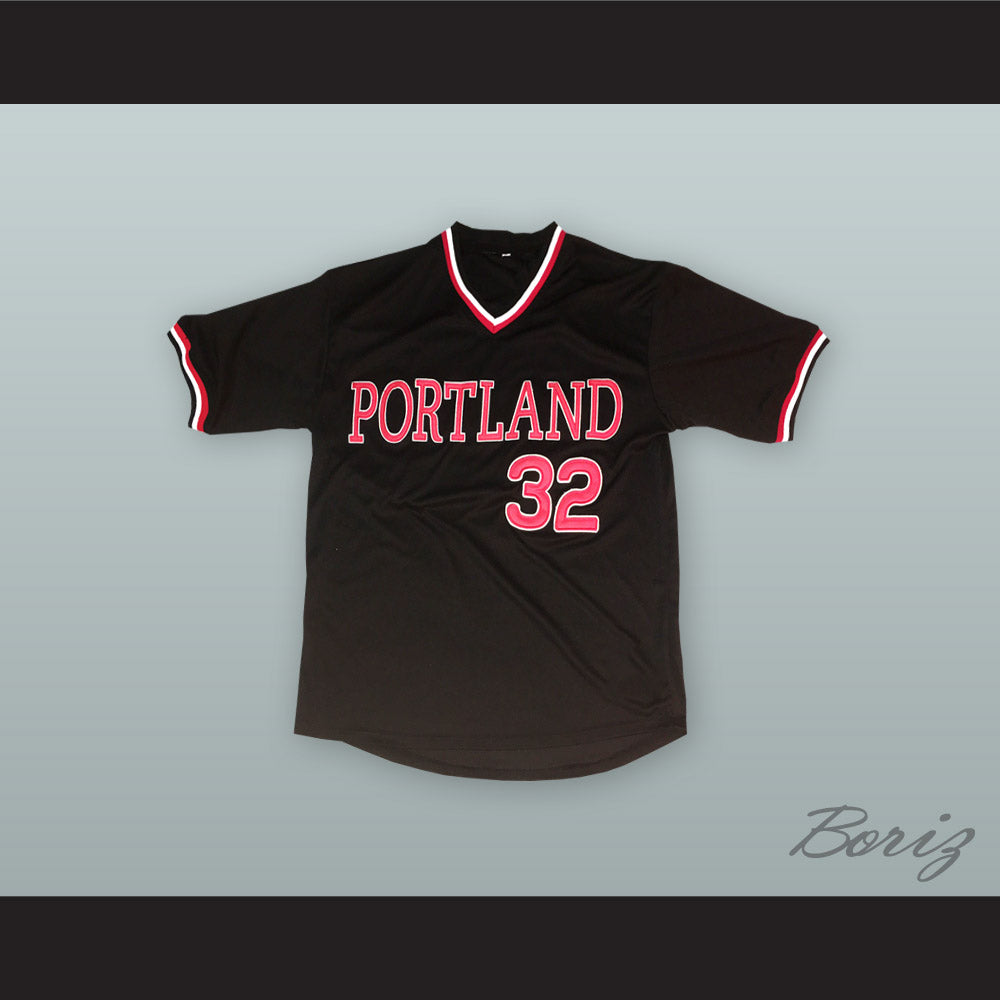 Portland Beavers Black Baseball Jersey