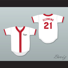 Load image into Gallery viewer, Roger Clemens 21 Springfield Nuclear Power Plant Softball Team Baseball Jersey