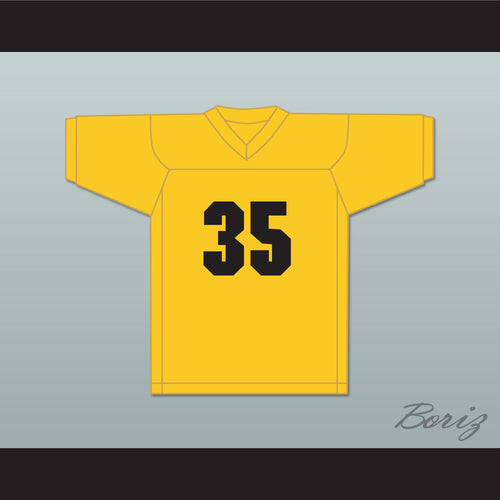 Preston Lacy 35 Blindside Yellow Gold Football Jersey