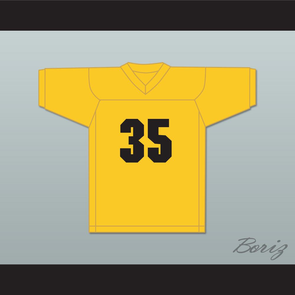 Preston Lacy 35 Blindside Yellow Gold Football Jersey