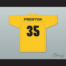 Load image into Gallery viewer, Preston Lacy 35 Blindside Yellow Gold Football Jersey