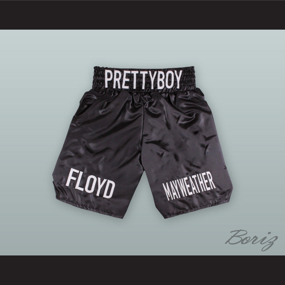 Prettyboy Floyd Mayweather Jr Black Boxing Shorts