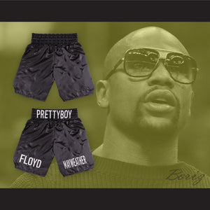 Prettyboy Floyd Mayweather Jr Black Boxing Shorts