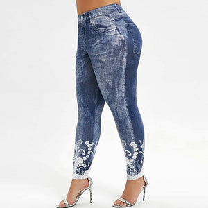 Print Leggings Women Unique Fitness Leggings Workout Sports Running Leggings Sexy Push Up Gym Wear Elastic Slim Pants Seksi#JY