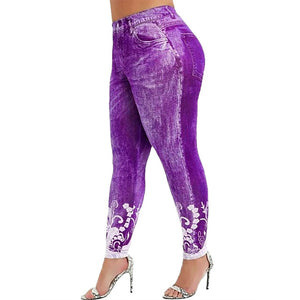 Print Leggings Women Unique Fitness Leggings Workout Sports Running Leggings Sexy Push Up Gym Wear Elastic Slim Pants Seksi#JY