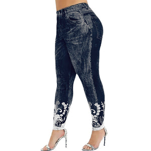 Print Leggings Women Unique Fitness Leggings Workout Sports Running Leggings Sexy Push Up Gym Wear Elastic Slim Pants Seksi#JY