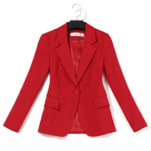 Load image into Gallery viewer, Professional suit pants suit women thin red suit jacket slim trousers two-piece 2019 summer new women&#39;s clothing