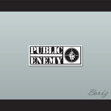 Load image into Gallery viewer, Public Enemy Black Varsity Letterman Jacket-Style Sweatshirt 3