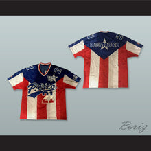 Load image into Gallery viewer, Puerto Rico 21 Button Down Baseball Jersey