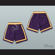 Load image into Gallery viewer, Purple Yellow and White Basketball Shorts