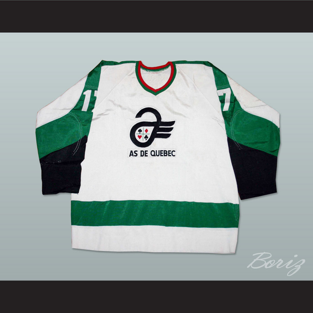 Quebec Aces White Hockey Jersey 2