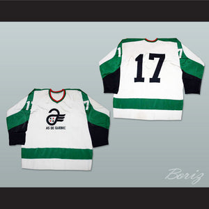 Quebec Aces White Hockey Jersey 2