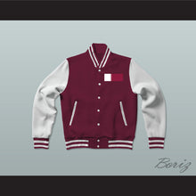 Load image into Gallery viewer, Qatar Varsity Letterman Jacket-Style Sweatshirt