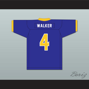 Quay Walker 4 Crisp County High School Cougars Blue Football Jersey 2
