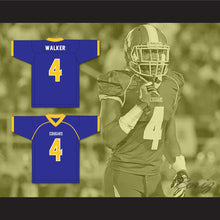 Load image into Gallery viewer, Quay Walker 4 Crisp County High School Cougars Blue Football Jersey 2