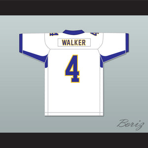 Quay Walker 4 Crisp County High School Cougars White Football Jersey 2