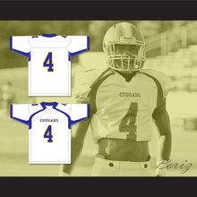 Load image into Gallery viewer, Quay Walker 4 Crisp County High School Cougars White Football Jersey 1